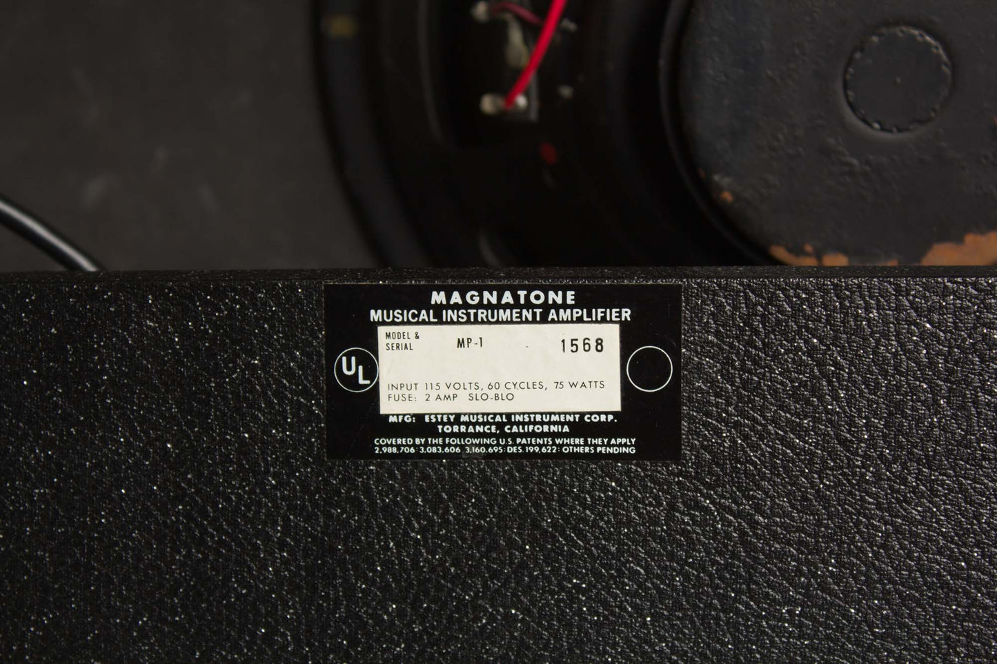 Magnatone Model MP-1 Tube Amplifier (1966)
