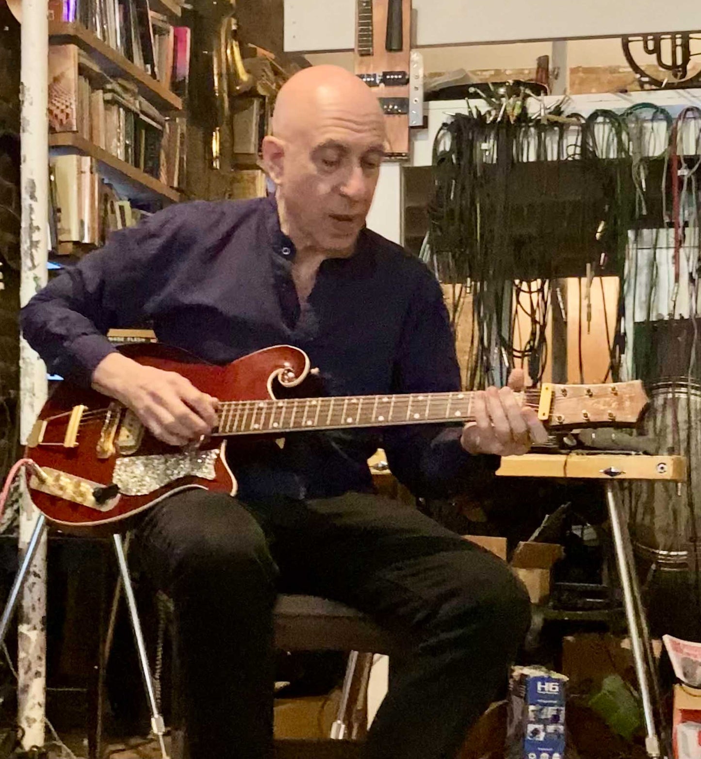 Premier Ruby Special E-722 Owned and Used by Elliott Sharp Solid Body Electric Guitar (1959)