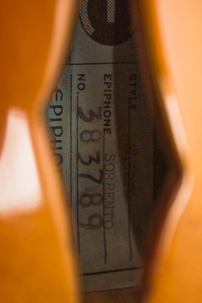 Epiphone E-452TD Sorrento Thinline Hollow Body Electric Guitar (1966)