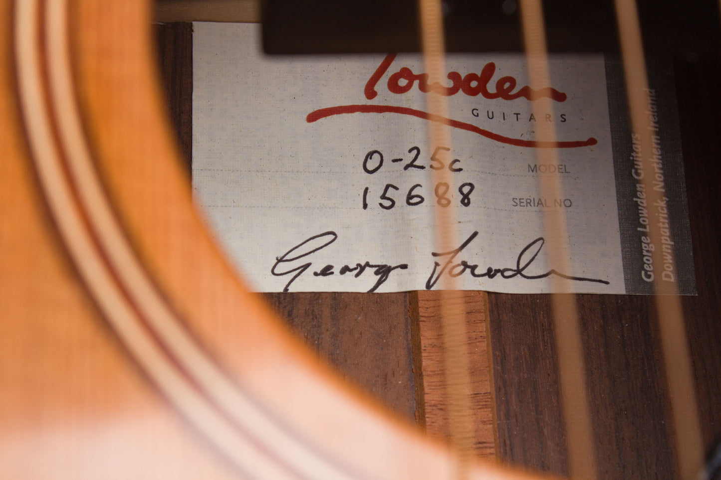 Lowden O-25C Flat Top Acoustic Guitar (2007)