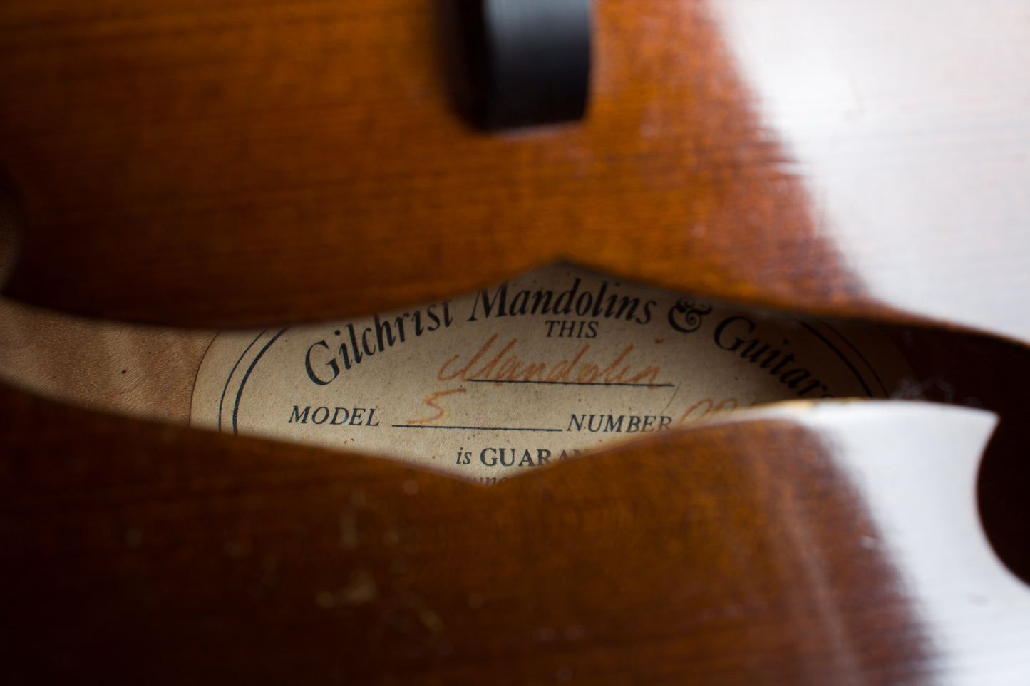 Gilchrist Model 5 Carved Top Mandolin (2000)