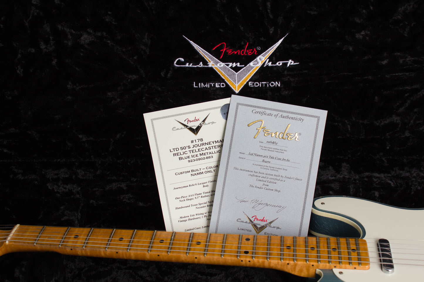 Fender Telecaster Custom Journeyman Custom Shop Ltd. NAMM 50s Solid Body Electric Guitar (2015)
