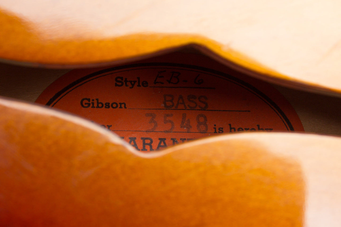 Gibson EB-6 6-string Semi-Hollow Body Electric Bass Guitar (1961)
