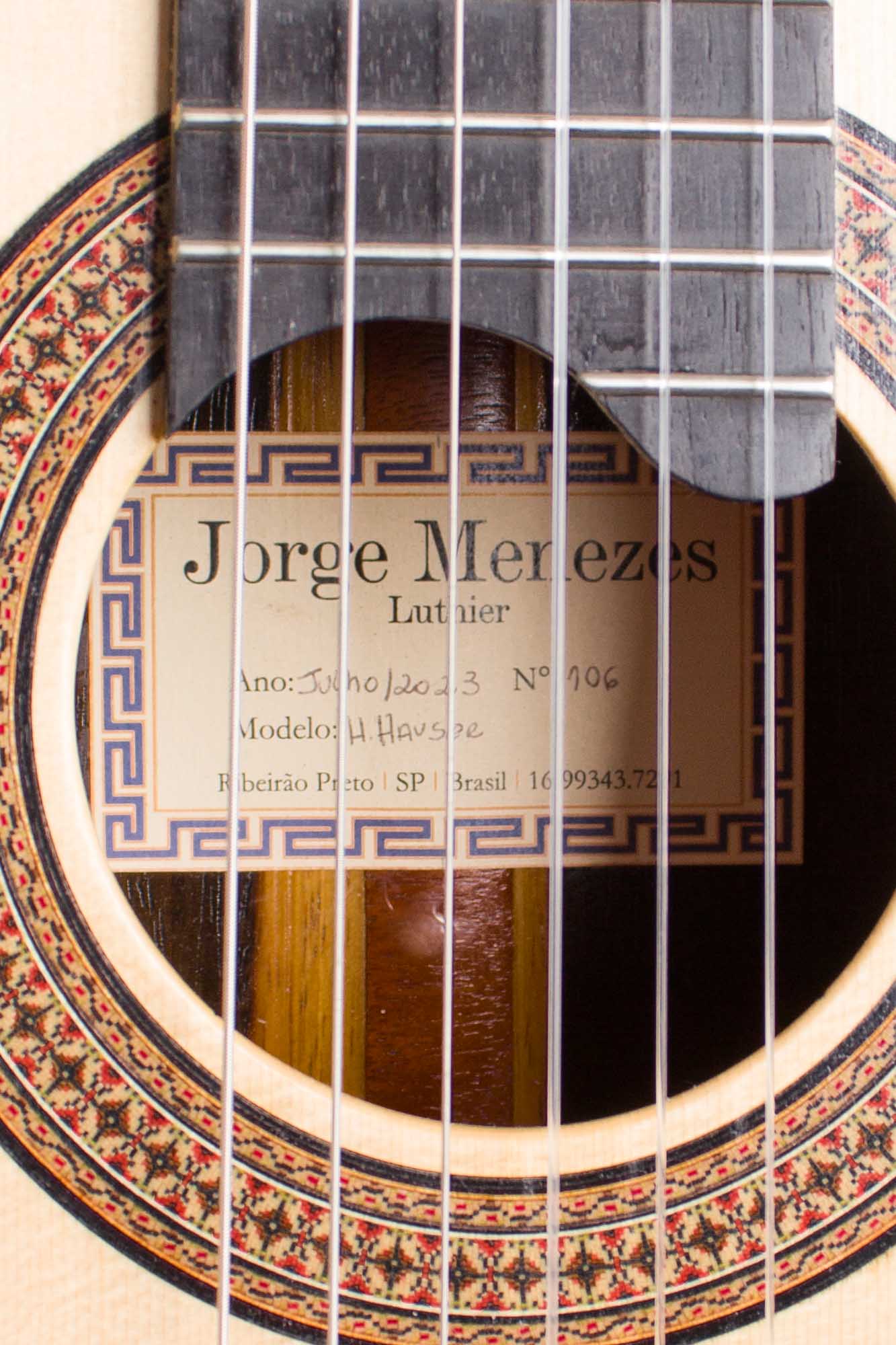 Jorge Menezes Hermann Hauser Style Classical Guitar (2023)
