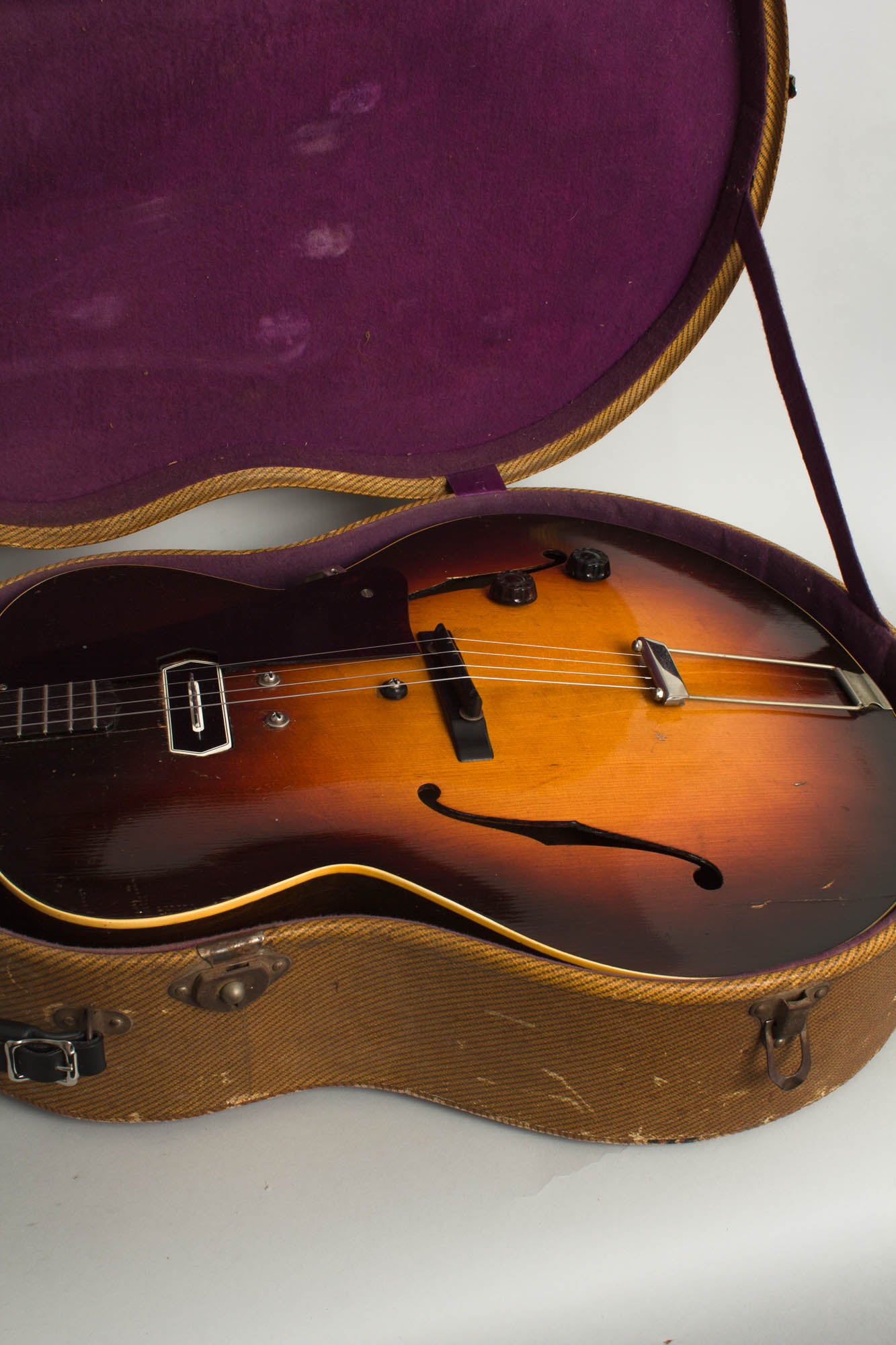 Gibson TG-50 With Charlie Christian Pickup Arch Top Hollow Body Electric Tenor Guitar (1940)