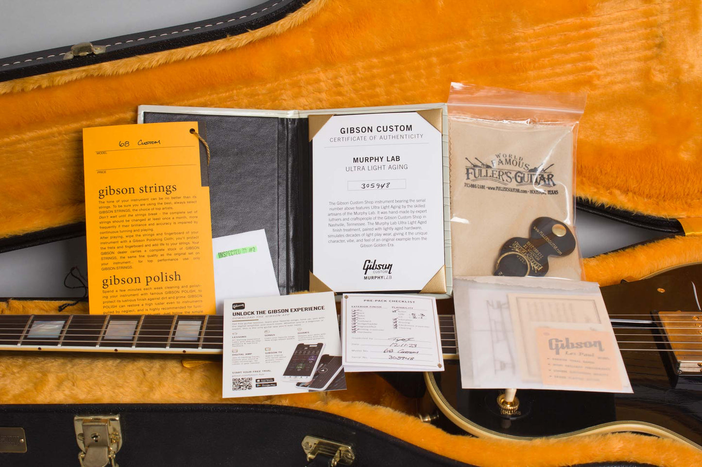 Gibson Les Paul Custom Solid Body Electric Guitar (2023)