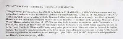 Gibson L-5 Arch Top Acoustic Guitar (1934)