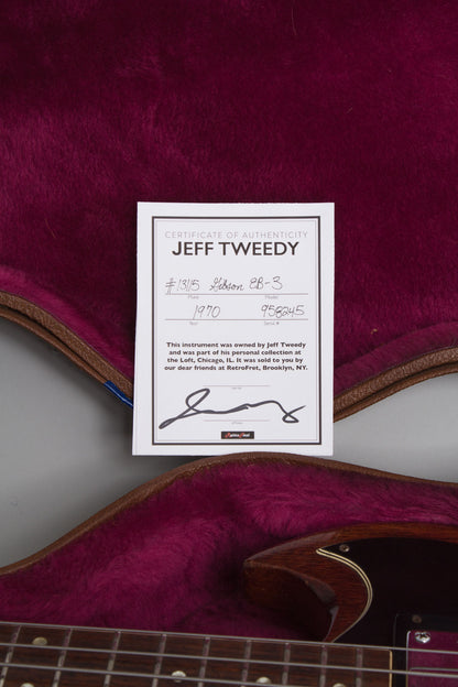 Gibson EB-3 Owned by Jeff Tweedy of Wilco Solid Body Electric Bass Guitar (1970)
