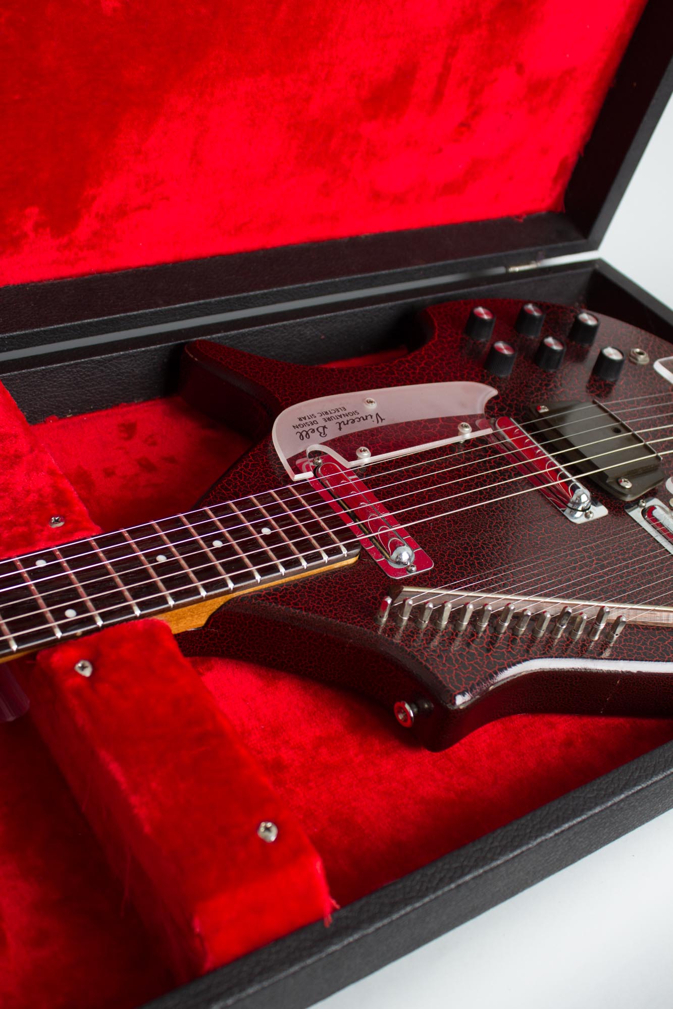 Danelectro Coral Sitar Semi-Hollow Body Electric Guitar (1967)