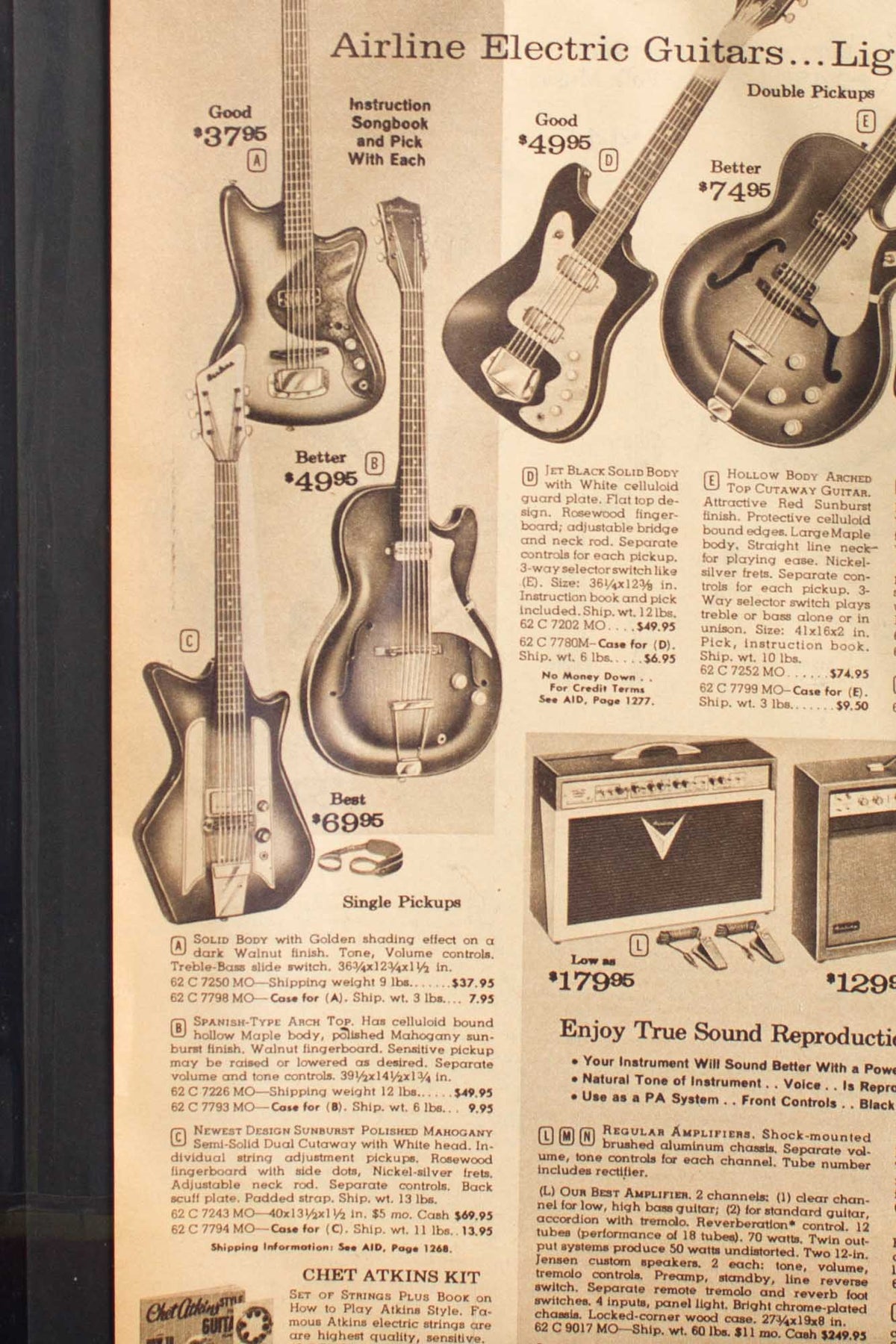 Airline Model 7244 Solid Body Electric Guitar (1964)