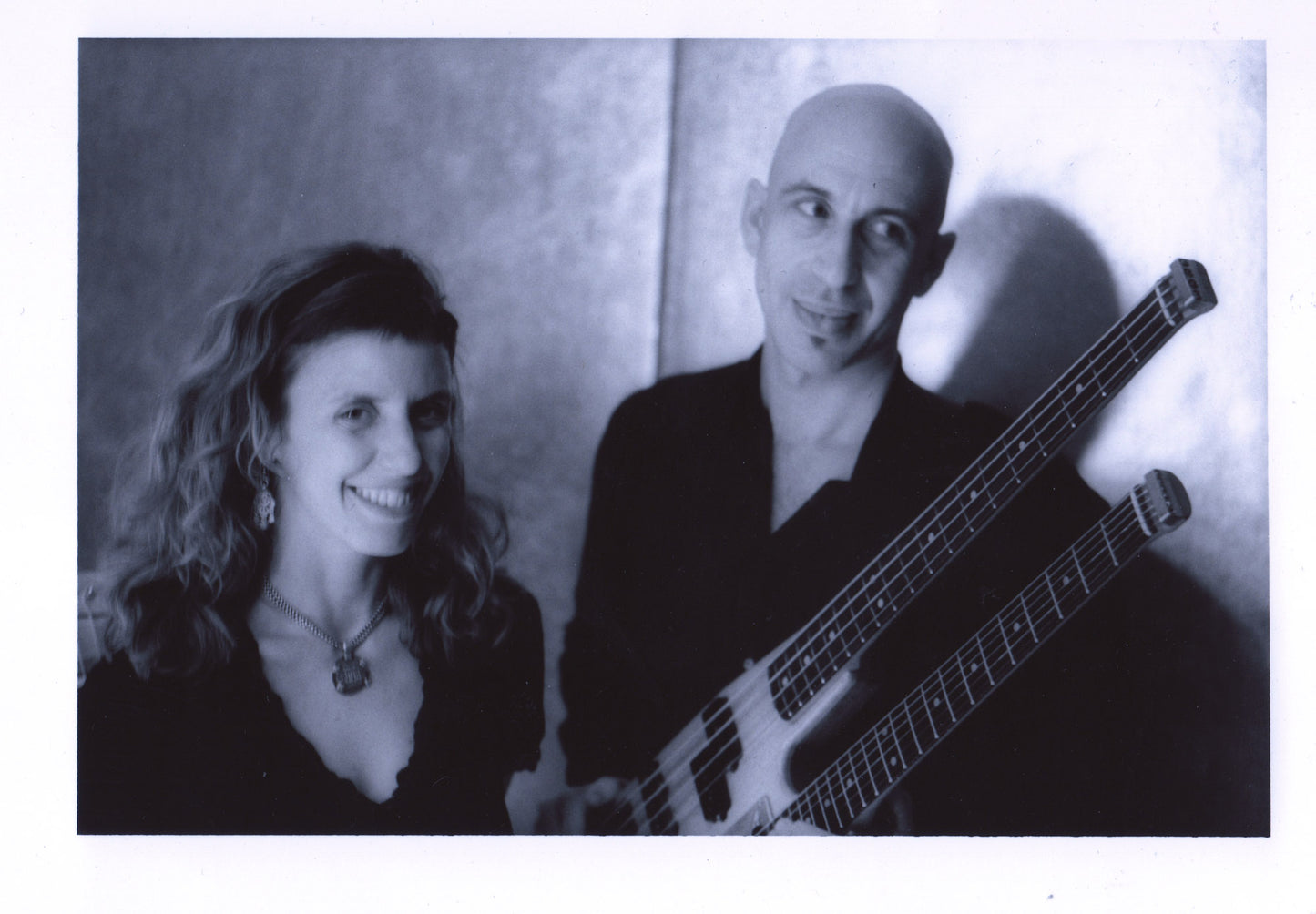 Doug Henderson Custom Double Neck built for and extensively used by Elliott Sharp Solid Body Electric Guitar (1991)