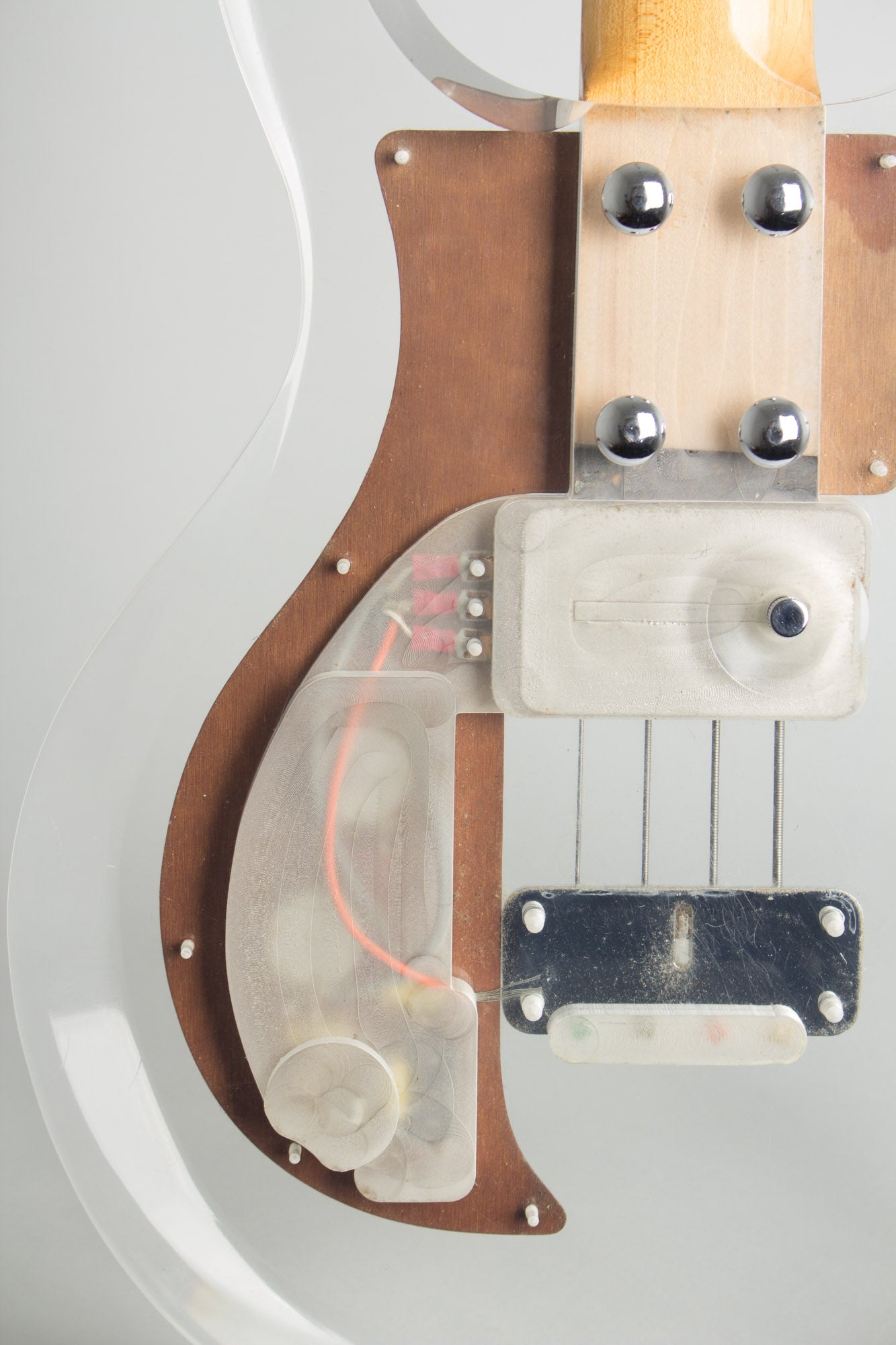 Ampeg Dan Armstrong Solid Body Electric Bass Guitar (1970)