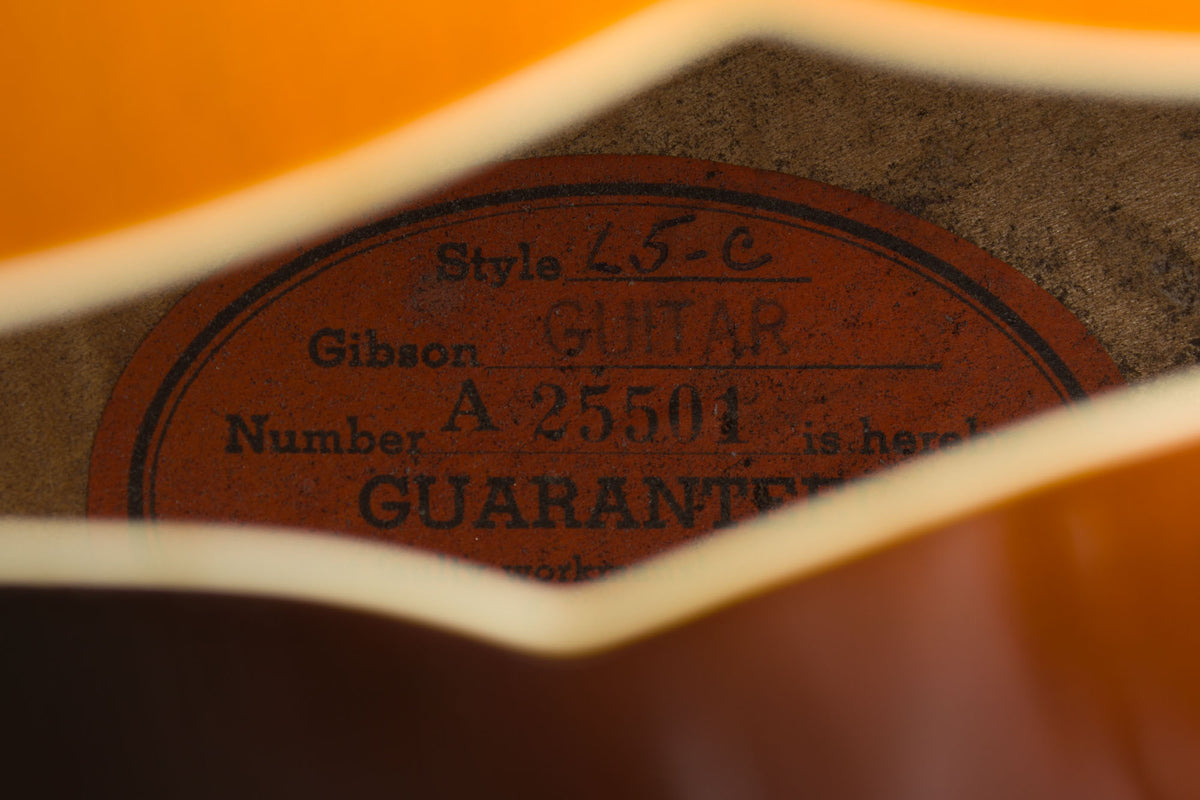 Gibson L-5C Arch Top Acoustic Guitar (1957)