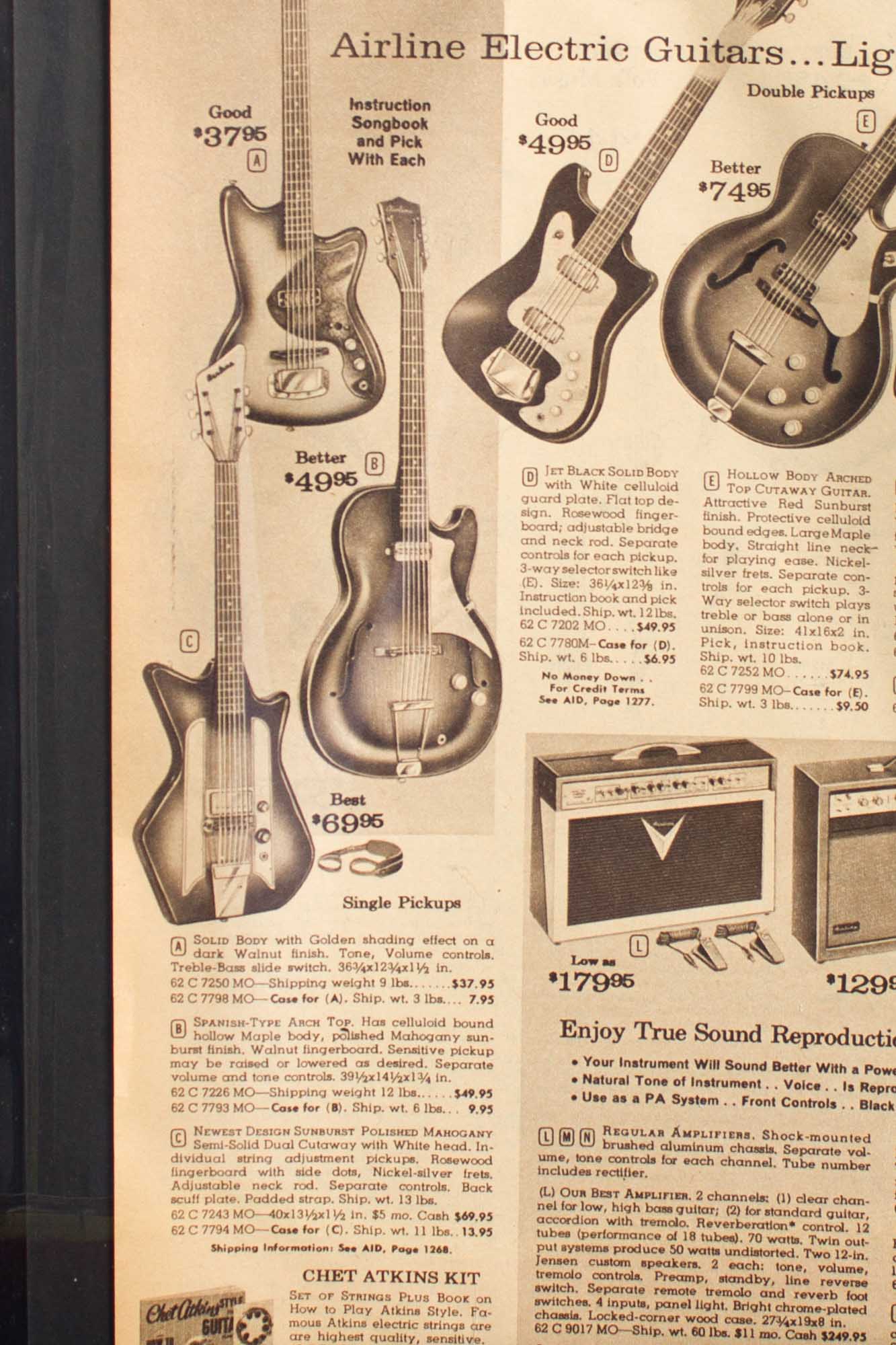 Airline Model 7244 Solid Body Electric Guitar (1964)