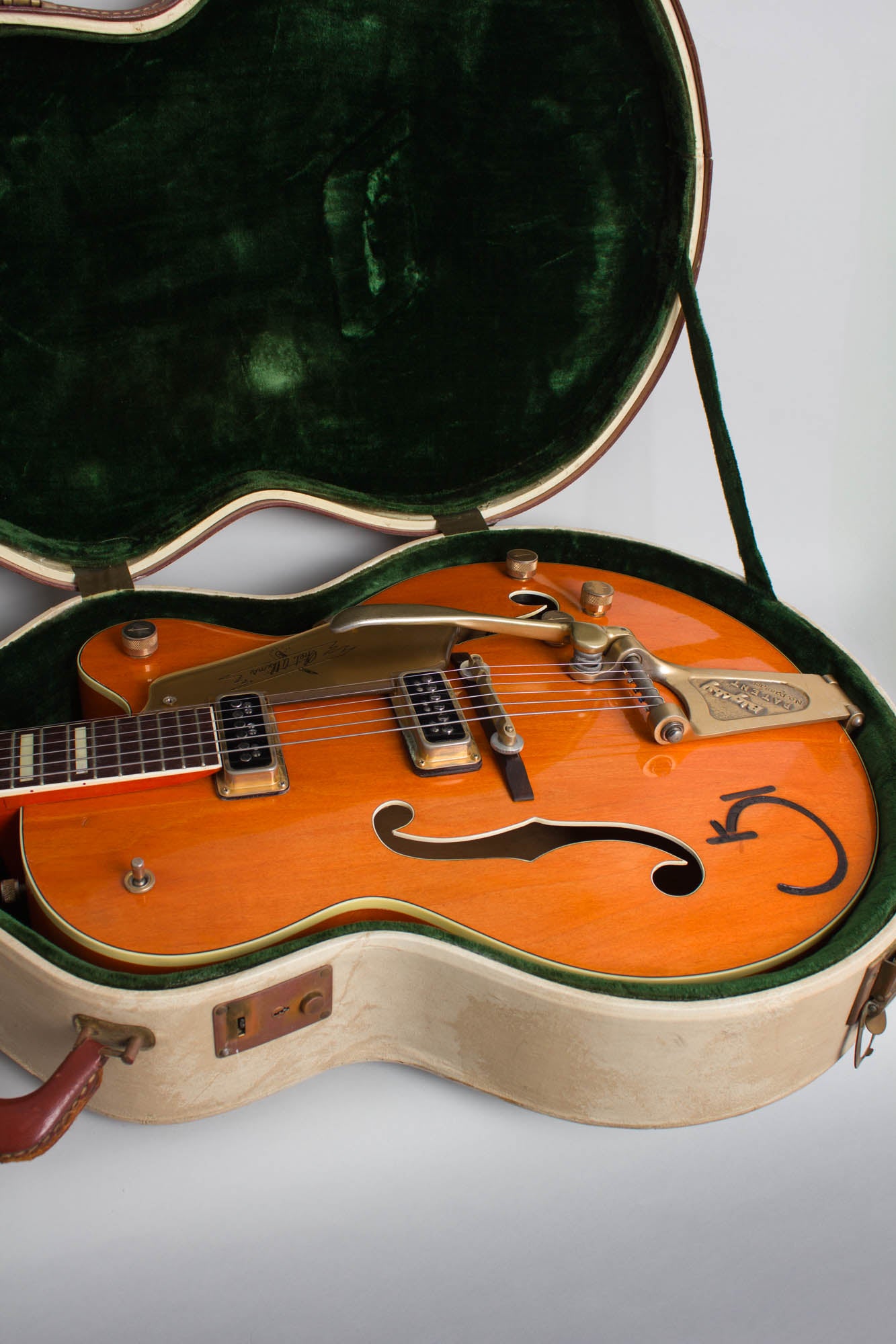Gretsch Model 6120 Chet Atkins Hollow Body Arch Top Hollow Body Electric Guitar (1955)