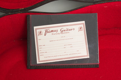 Framus Grand Star Black Rose Model 5/125 Arch Top Hollow Body Electric Guitar (1962)
