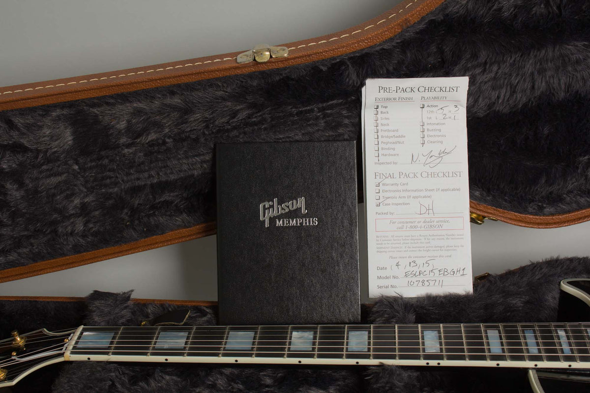 Gibson ES-Les Paul Custom Semi-Hollow Body Electric Guitar (2015)