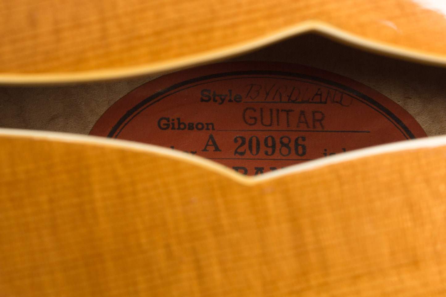 Gibson Byrdland N (Pre-Production) Thinline Hollow Body Electric Guitar (1955)