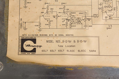 Ampeg B-12 N *LOCAL PICKUP ONLY* Tube Bass Amplifier (1965)
