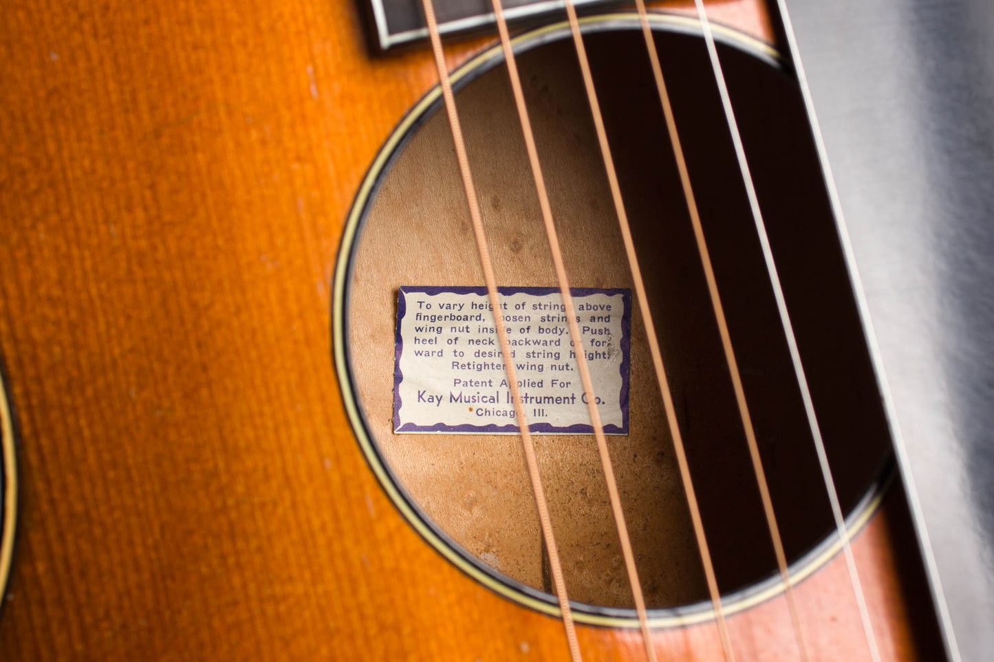 Kay Kay Kraft Venetian Style B Arch Top Acoustic Guitar (1932)