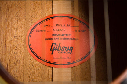 Gibson J-55 1939 Re-issue Flat Top Acoustic Guitar (2023)