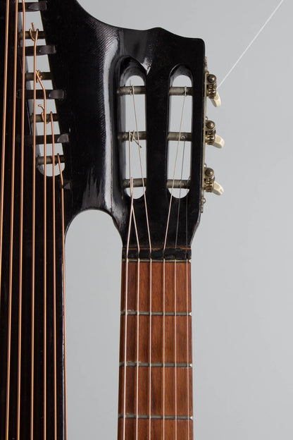 unlabelled 13 Course Schrammel Contra Harp Guitar (1950s)