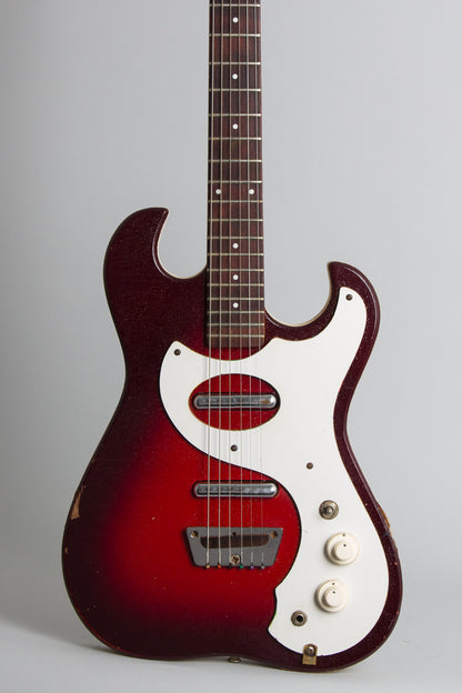 Danelectro Silvertone Model 1457 Amp-In-Case Semi-Hollow Body Electric Guitar (1965)
