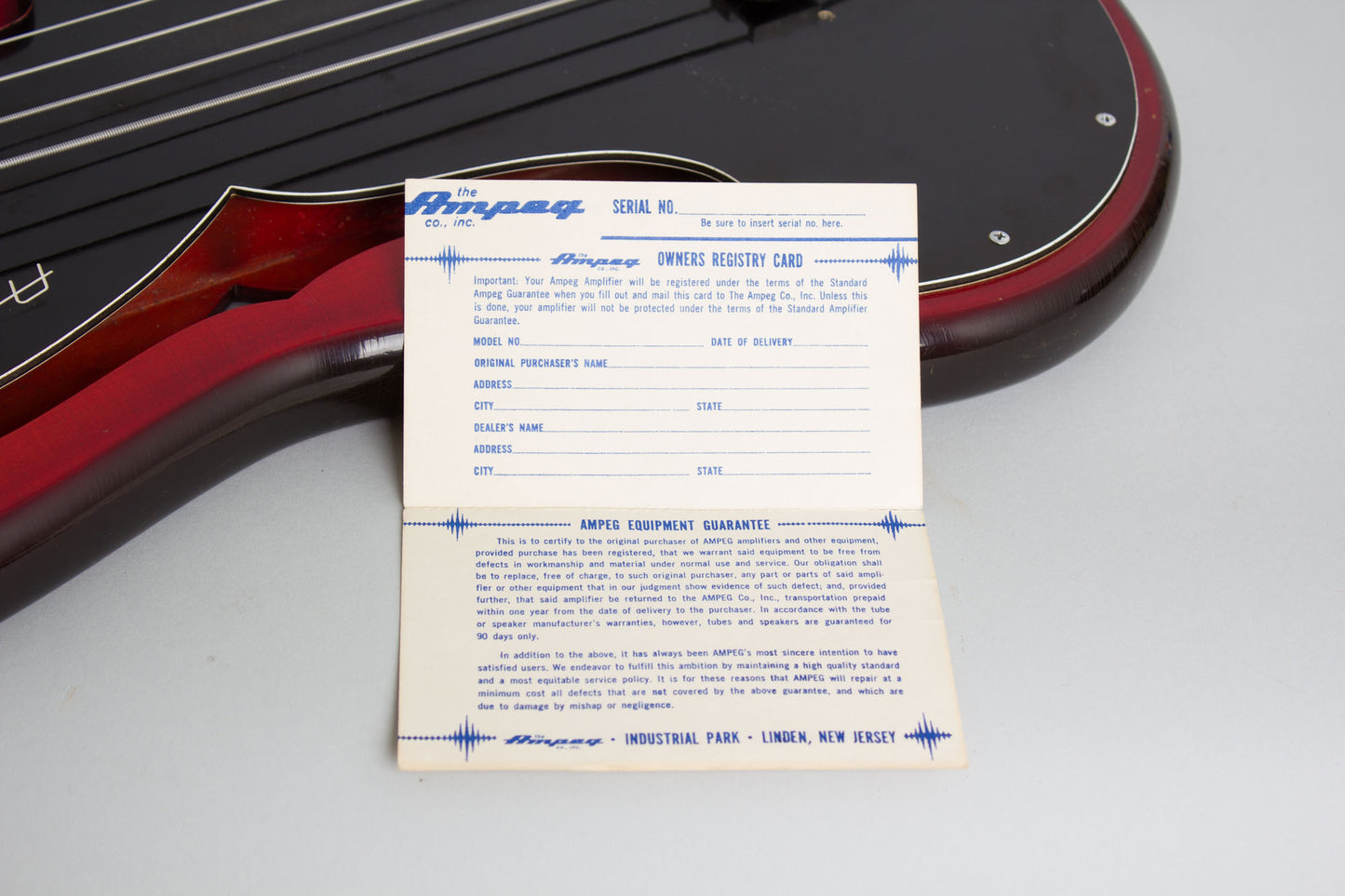 Ampeg AEB-1 Electric Bass Guitar (1966)