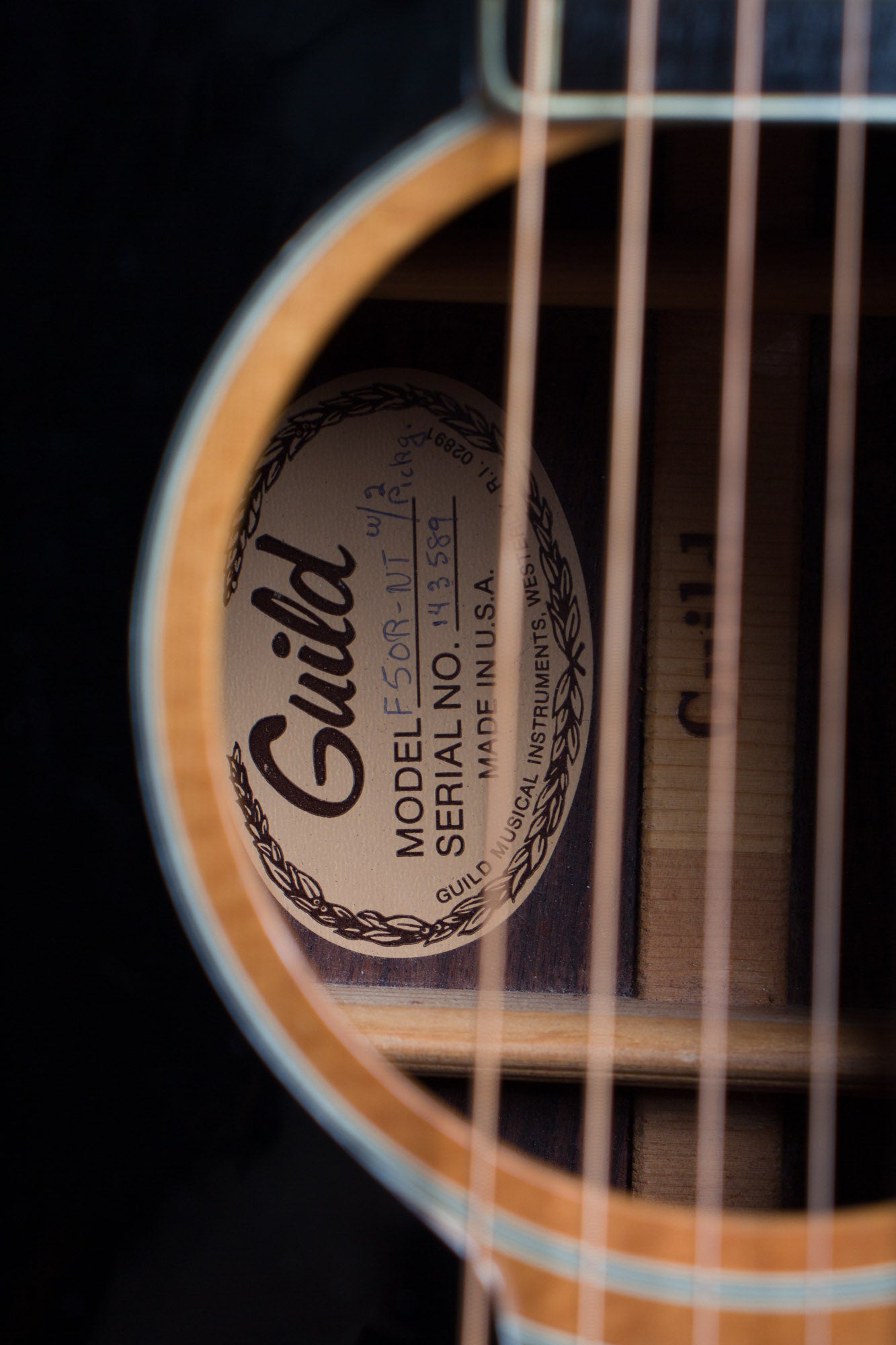 Guild F-50R-NT Custom Flat Top Acoustic Guitar (1976)