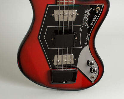 Wandre Tigre Semi-Hollow Body Electric Bass Guitar (1965)