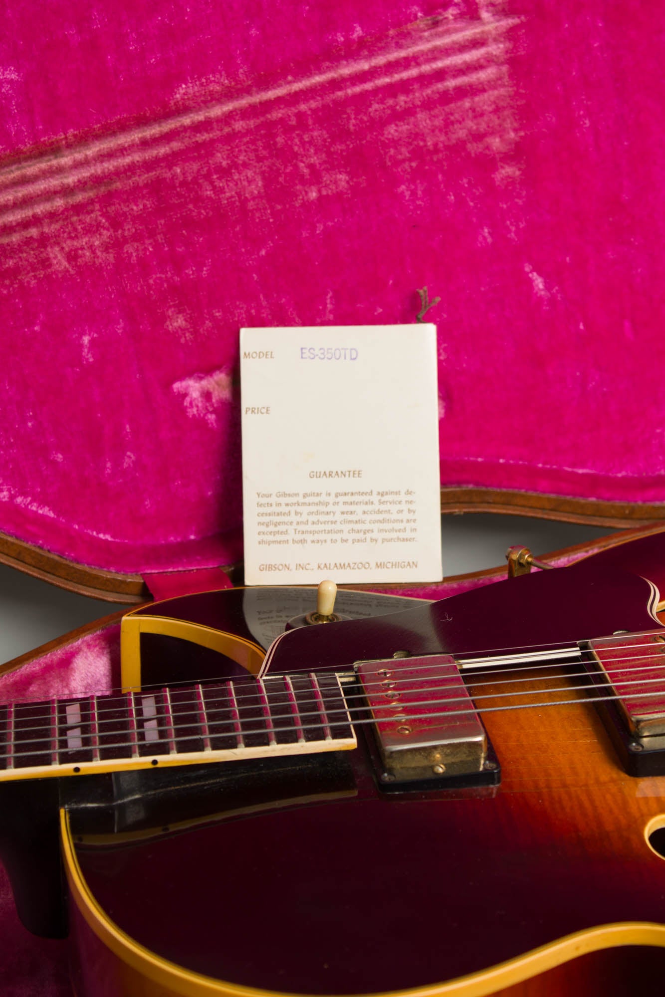 Gibson ES-350TD Thinline Hollow Body Electric Guitar (1961)