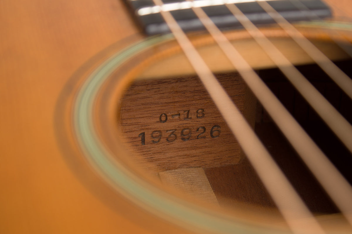 C. F. Martin 0-18 Flat Top Acoustic Guitar (1964)