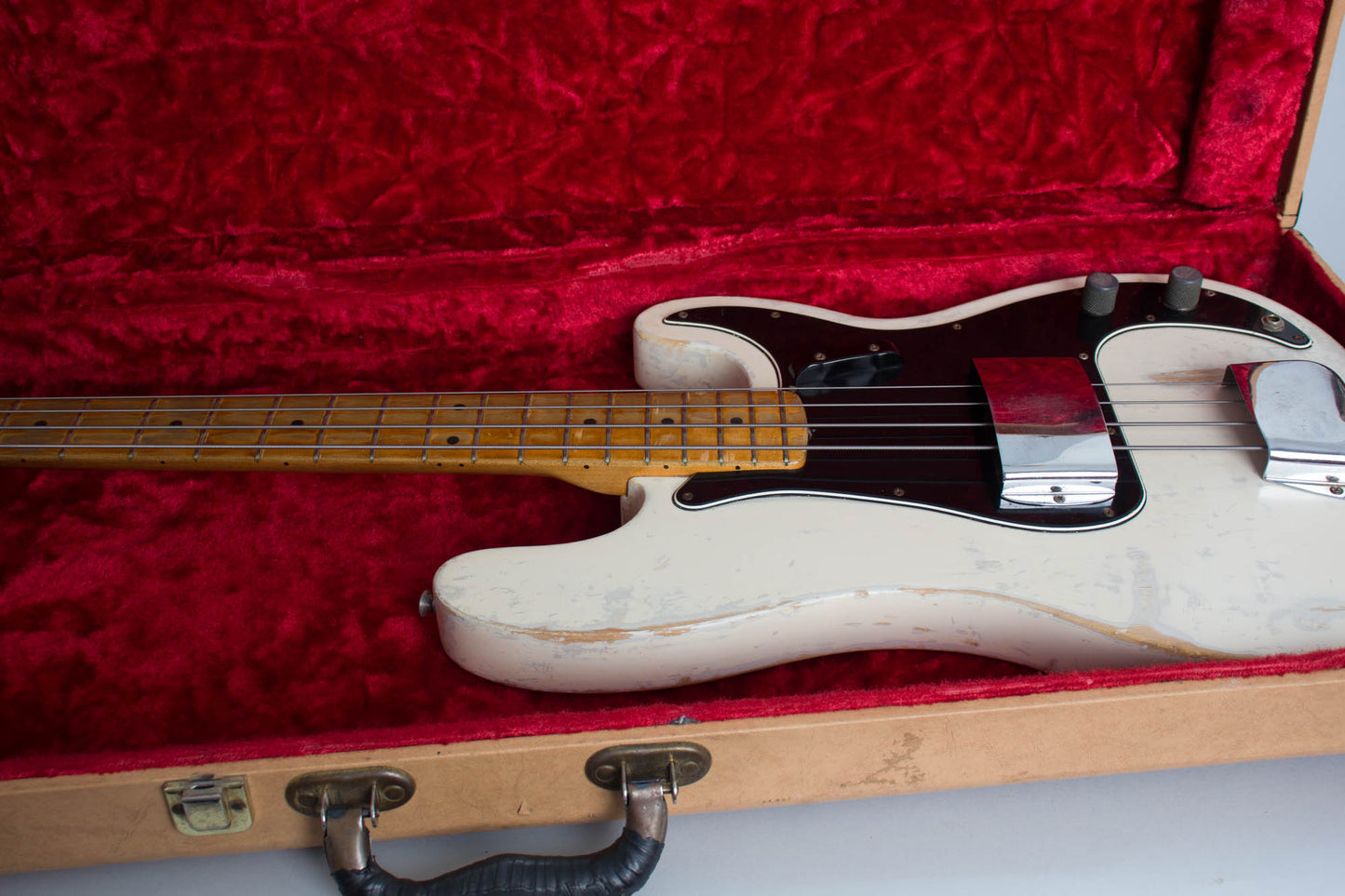 Fender Slab Body Precision Solid Body Electric Bass Guitar (1966)