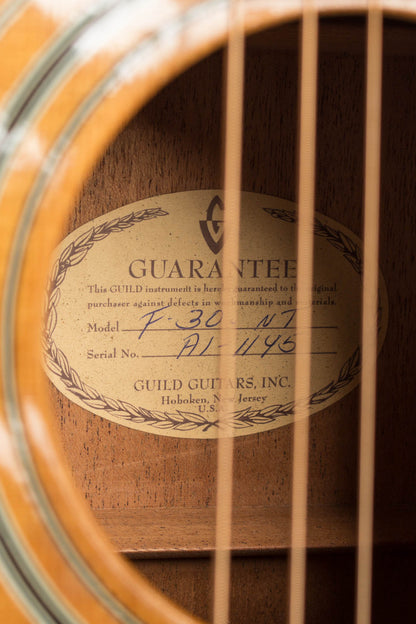 Guild F-30NT Flat Top Acoustic Guitar (1967)