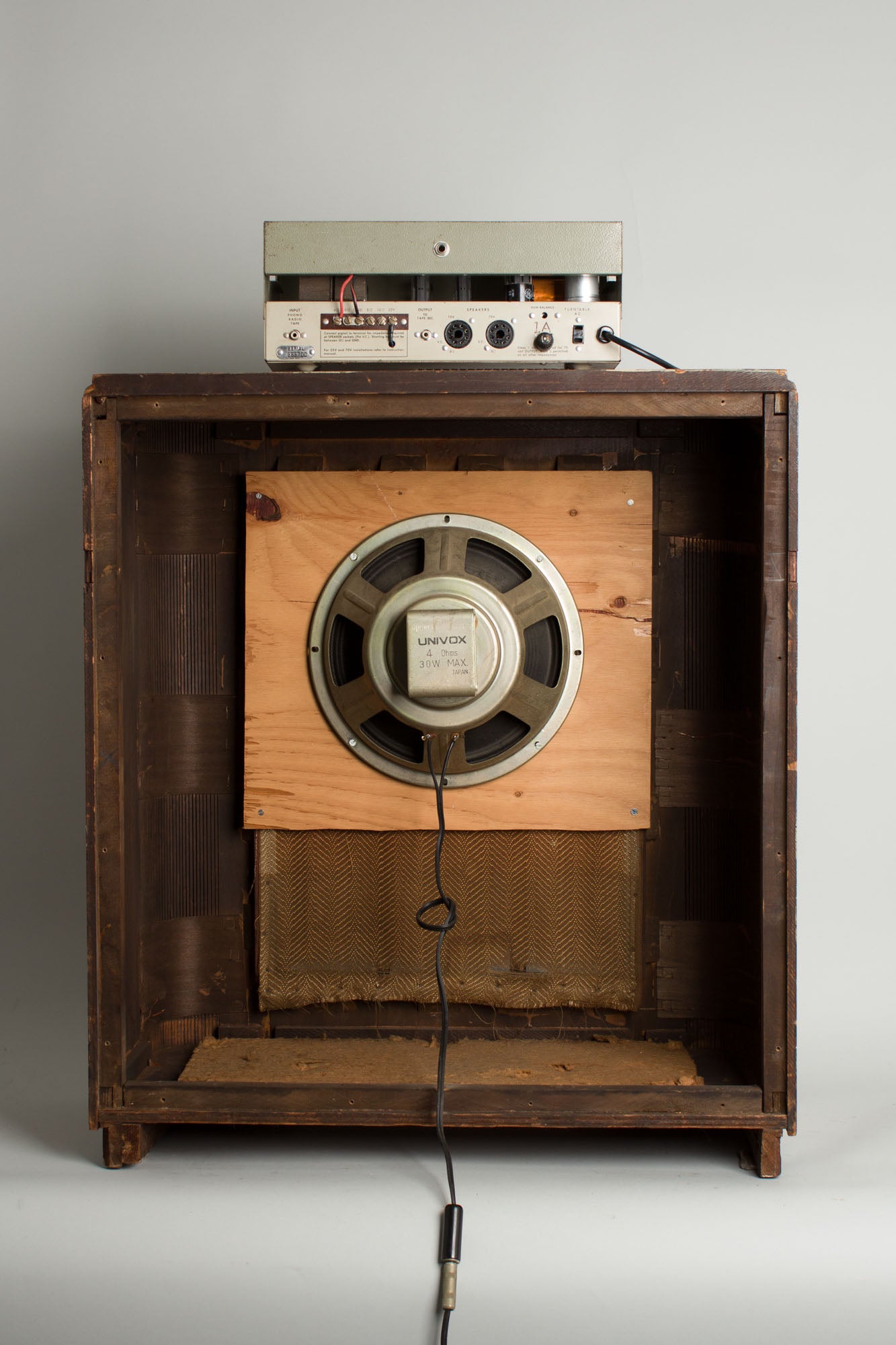 Newcomb Pathfinder Model E-20 w/ Jensen Imperial Reproducer CA-12 Speaker Owned and Used by Tom Verlaine Head and Cabinet Amplifier (1940s/1965)