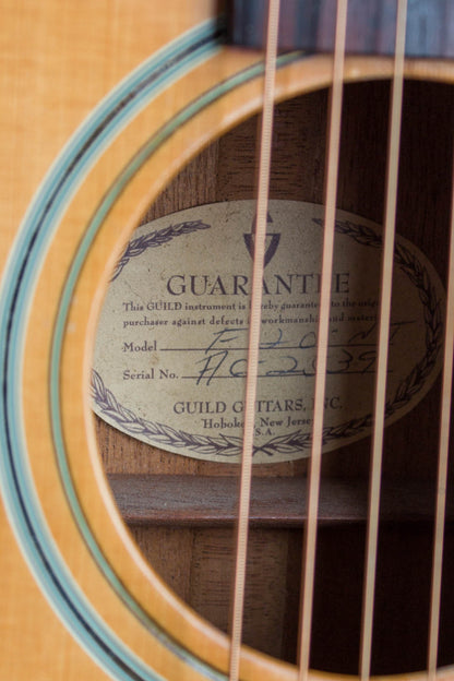 Guild F-20NT Flat Top Acoustic Guitar (1968)