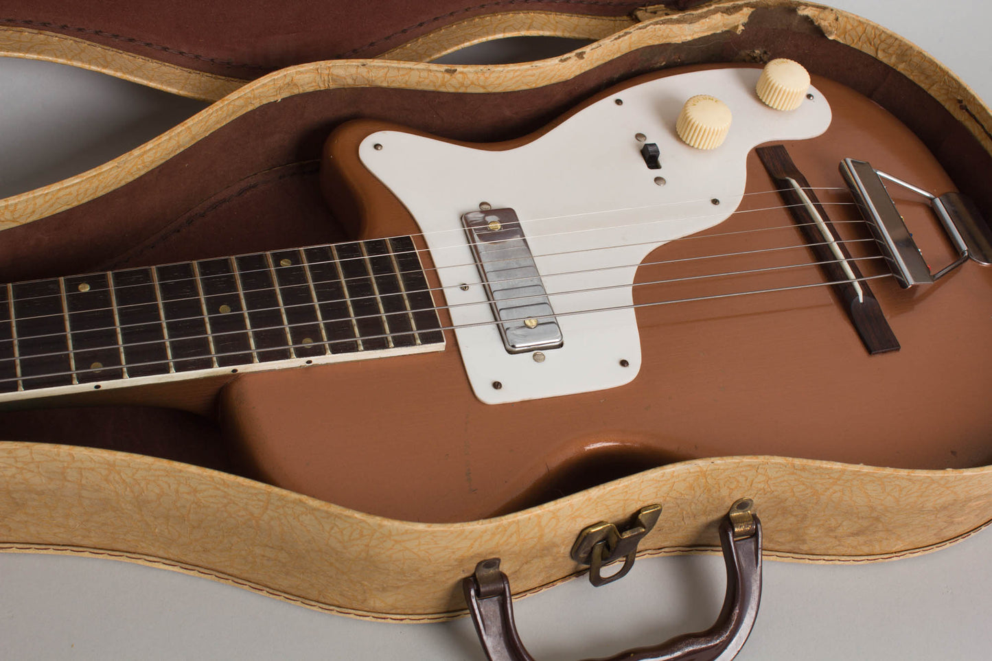 Harmony H-44 Stratotone Solid Body Electric Guitar (1956)
