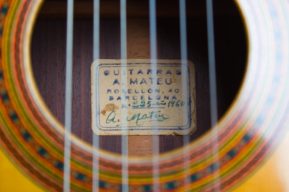 Antonio Mateu Ramis Classical Guitar (1960)
