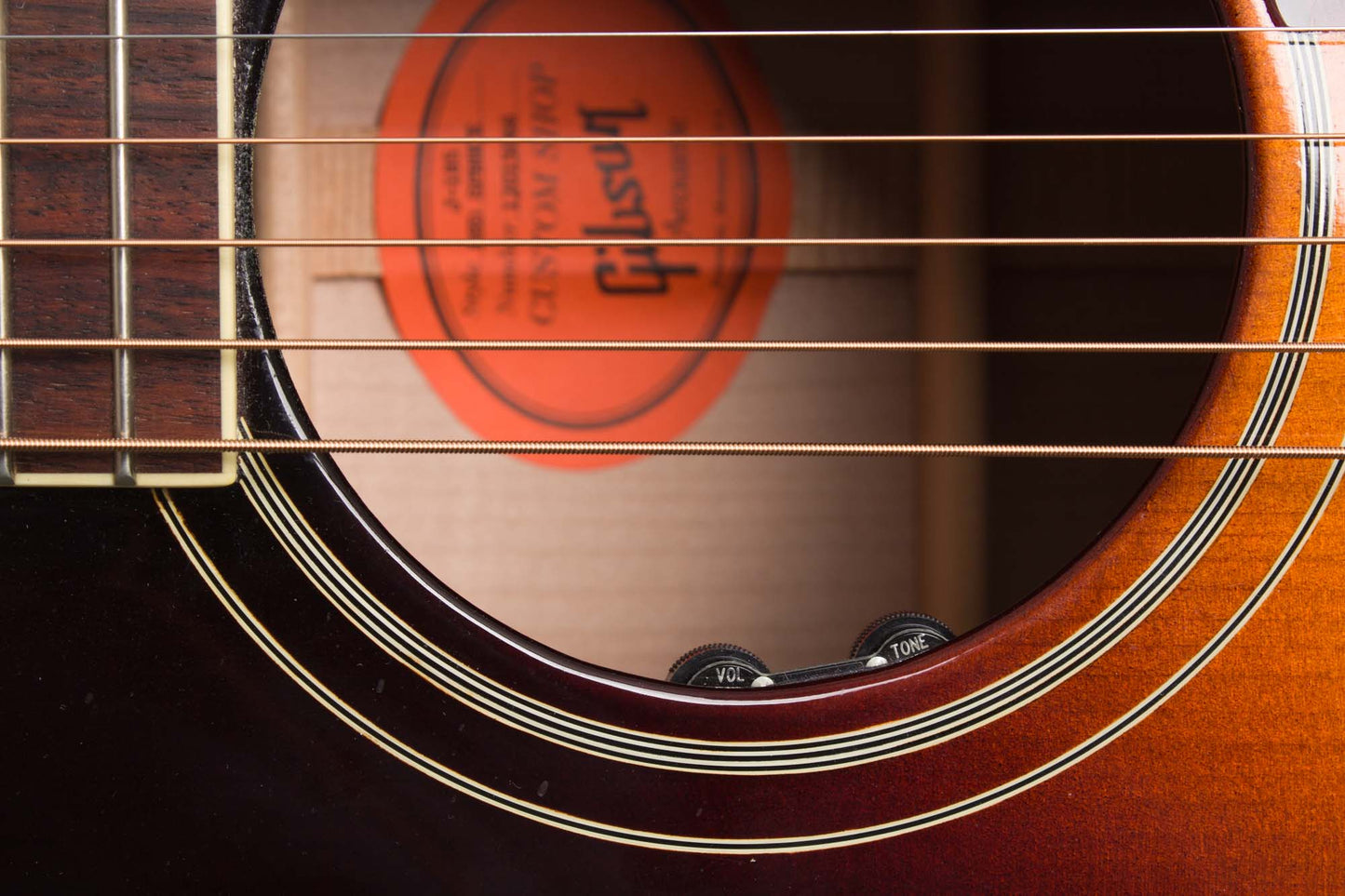 Gibson J-185 Custom Shop Red Spruce Flat Top Acoustic Guitar (2015)