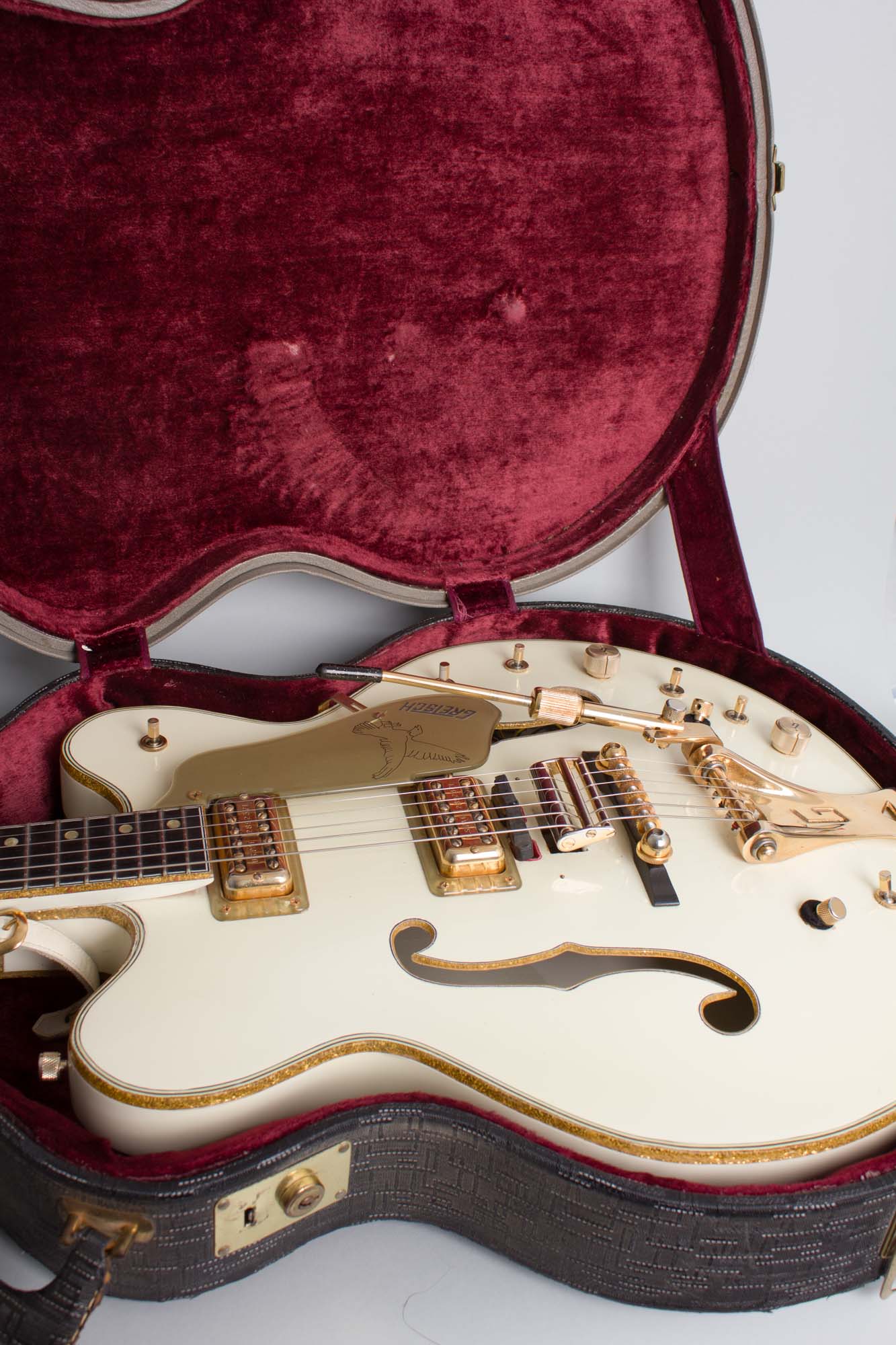 Gretsch Model 6137 White Falcon Stereo Thinline Hollow Body Electric Guitar (1967)