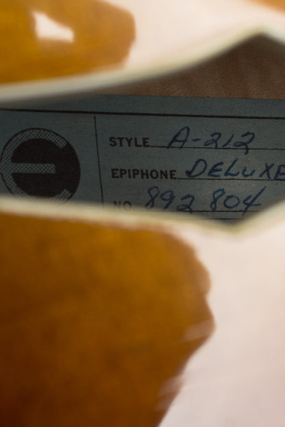 Epiphone A-212 Deluxe Arch Top Acoustic Guitar (1967)