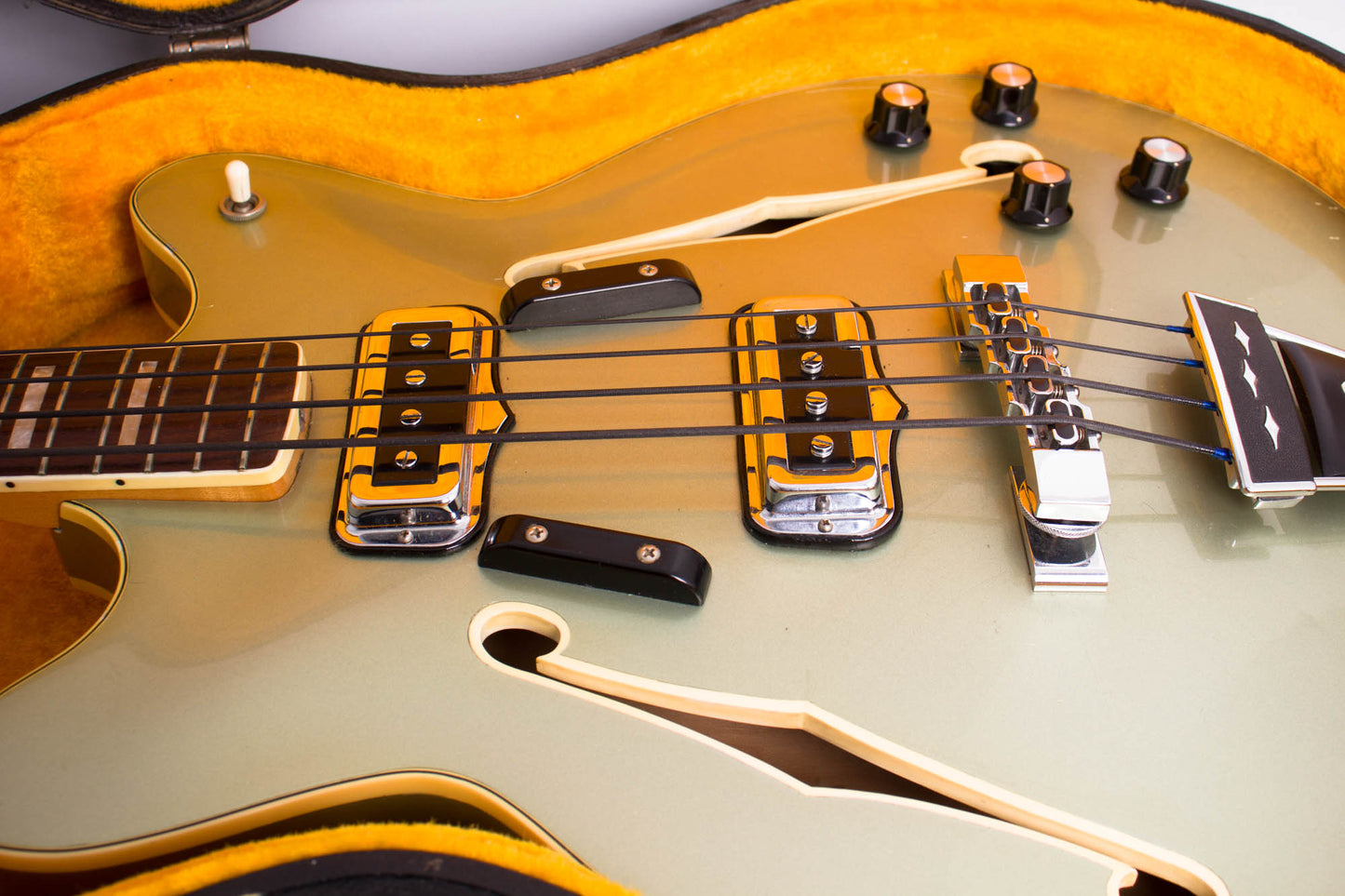 Fender Coronado Bass II Hollow Body Electric Bass Guitar (1967)