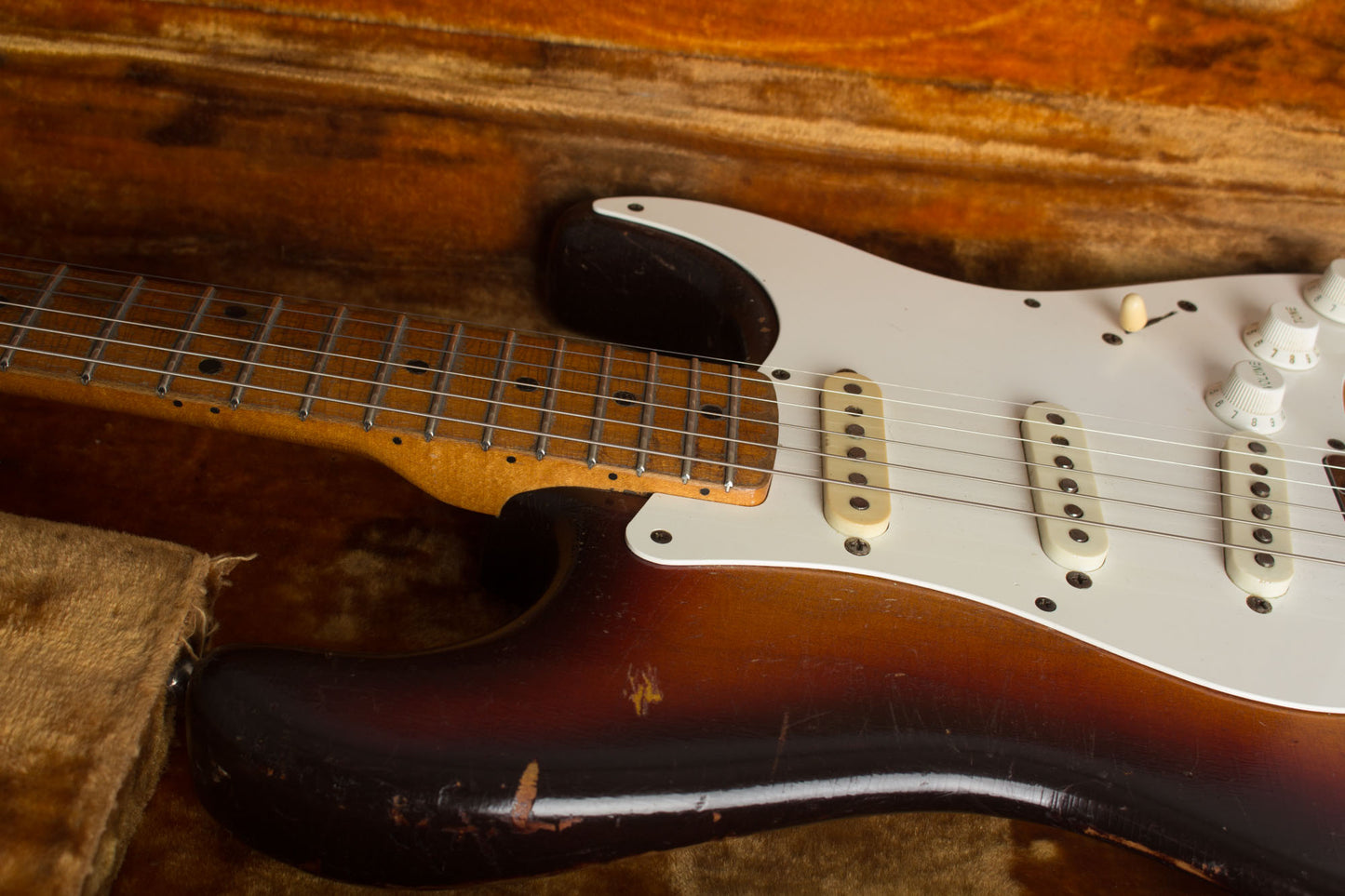 Fender Stratocaster Non Tremolo Solid Body Electric Guitar (1958)