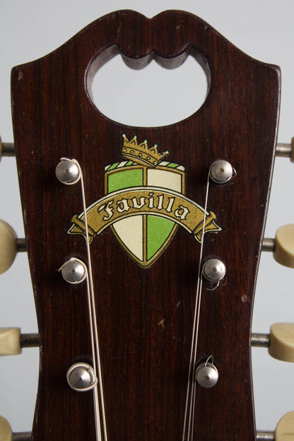 Favilla Flat Back, Bent Top Mandolin (1920s)