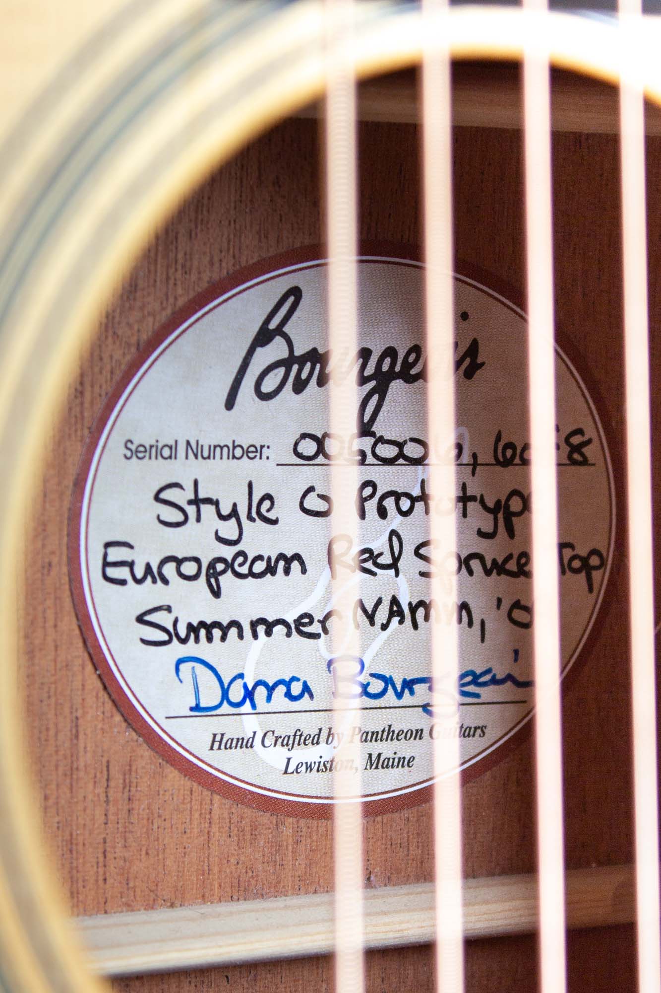 Bourgeois Style 0 Prototype Flat Top Acoustic Guitar (2009)