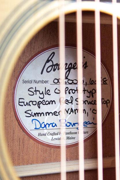 Bourgeois Style 0 Prototype Flat Top Acoustic Guitar (2009)