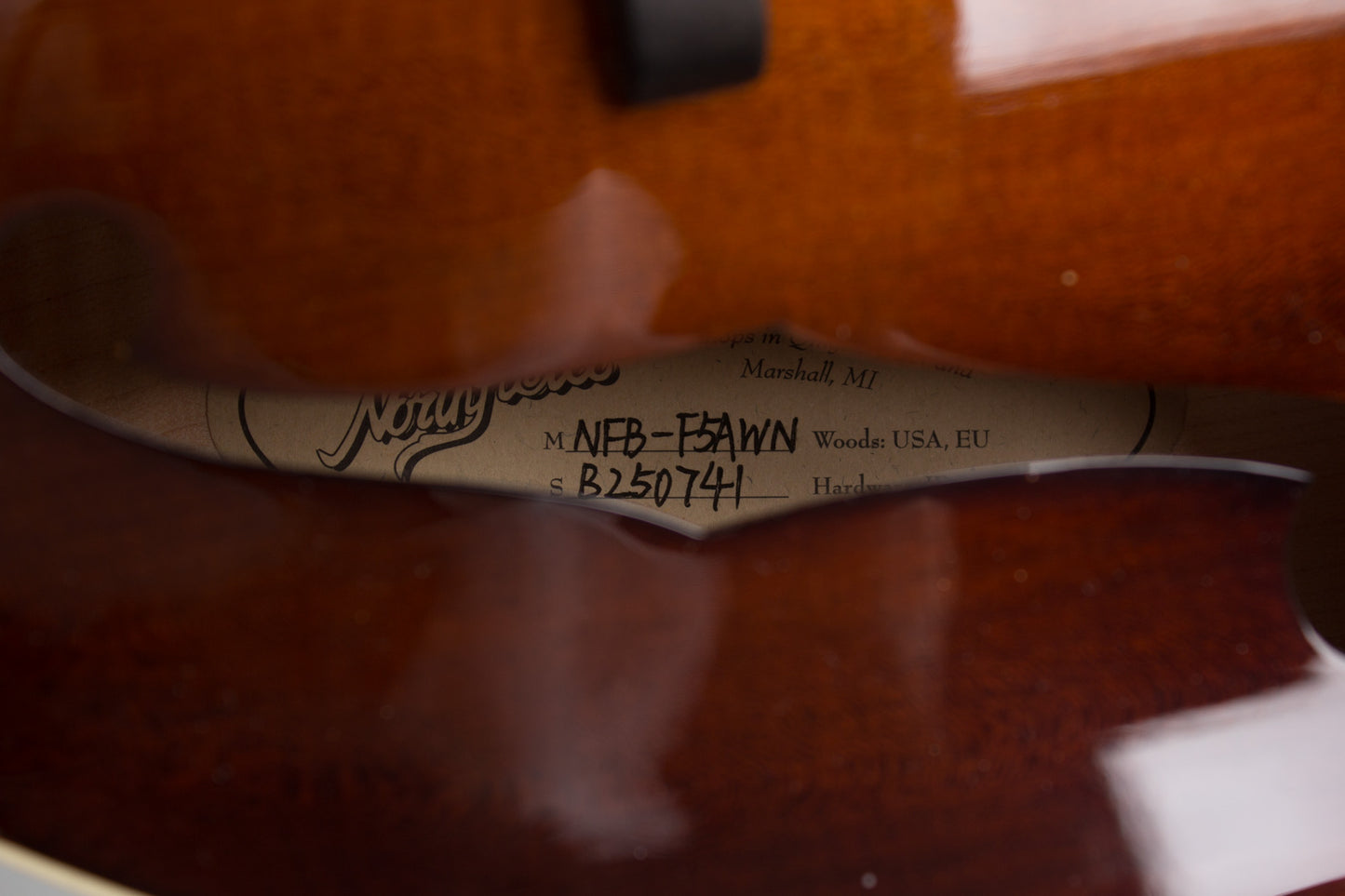Northfield NFB-F5AWN Big Mon Carved Top Mandolin (2025)