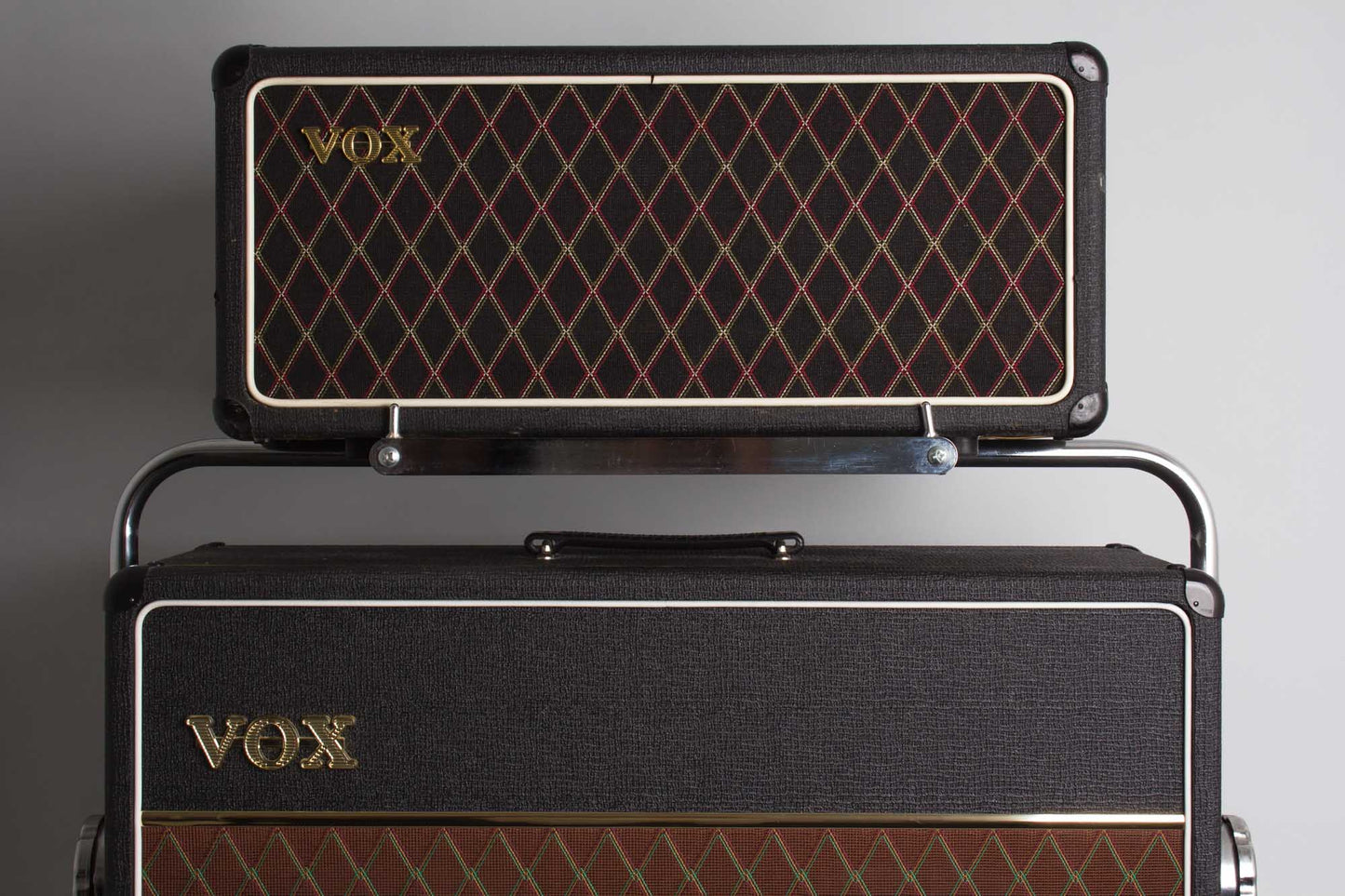 Vox AC-50 with Reproduction Cabinet Piggyback Tube Amplifier (1965-6)