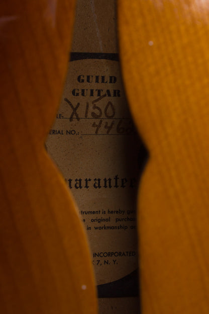 Guild X-150 Arch Top Hollow Body Electric Guitar (1957)