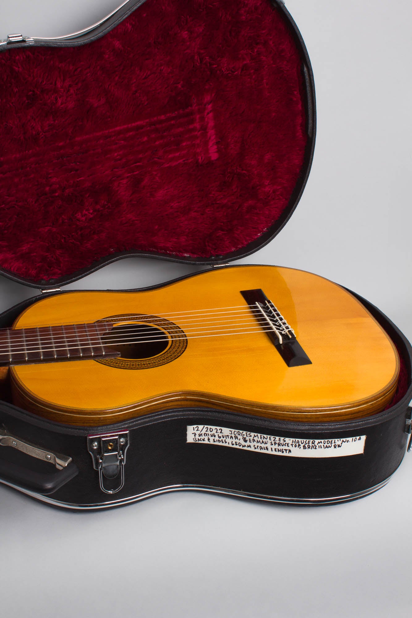 Jorge Menezes Hermann Hauser Style 7 string Classical Guitar (2022)